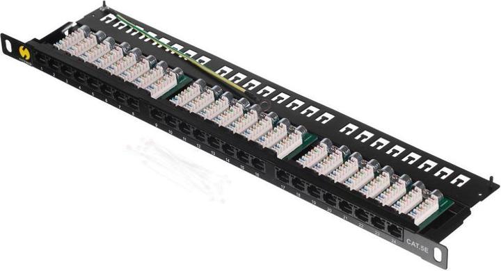 Actual product image Netrack Patch Panel 19" 24-porty 104-10