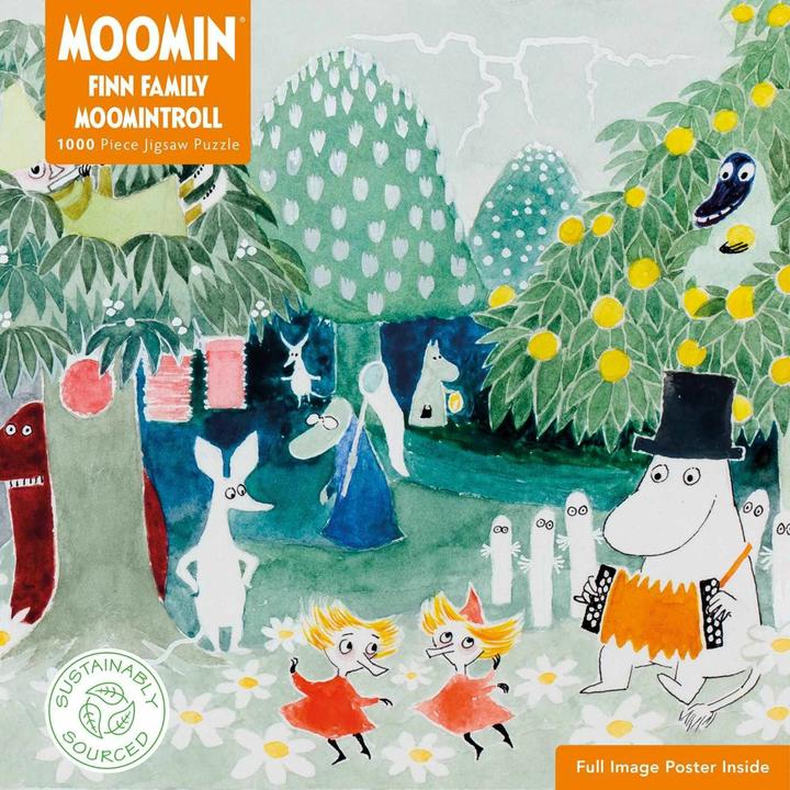 Adult Sustainable Jigsaw Puzzle Moomin: Finn Family Moomintroll (1000 pièces)