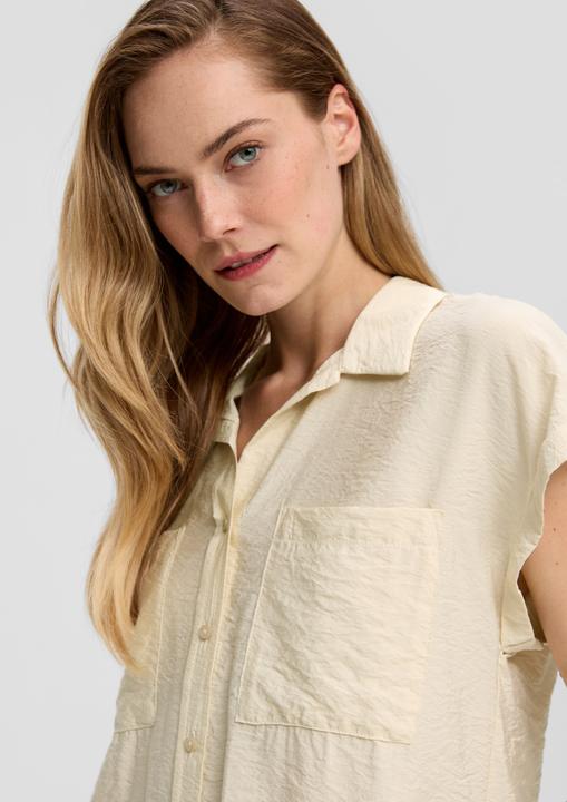 Immagine prodotto s.Oliver Bluse Viskose-Bluse im Relaxed Fit mit Hemdkragen (46)