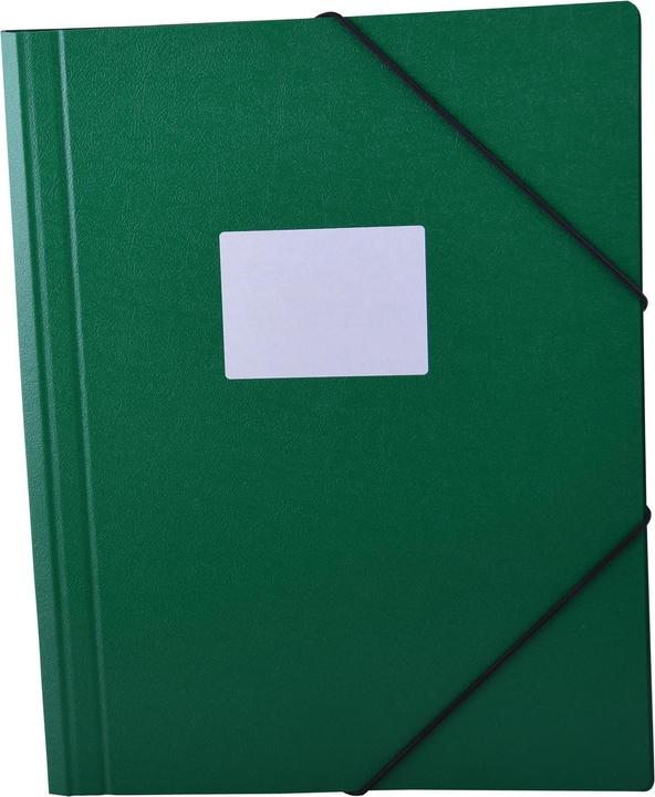 Produktbild Office Gummibandmappe A4 mit Etikette Grün (A4, 1x)