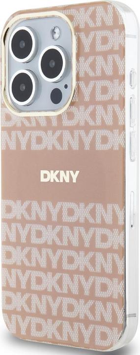 Actual product image DKNY DKHMP14XHRHSEP iPhone 14 Pro Max 6.7" różowy/pink hardcase IML Mono & Stripe MagSafe (Apple iPhone 14 Pro Max)