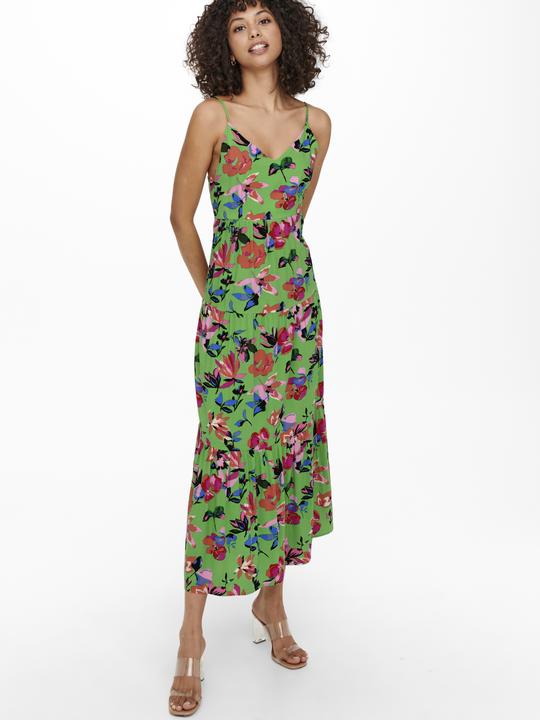 Actual product image Only Patterned strap maxi dress (S)