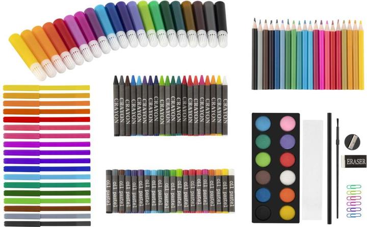 Actual product image Grafix Wooden Colouring Case - 180 pcs (150088) (180x)