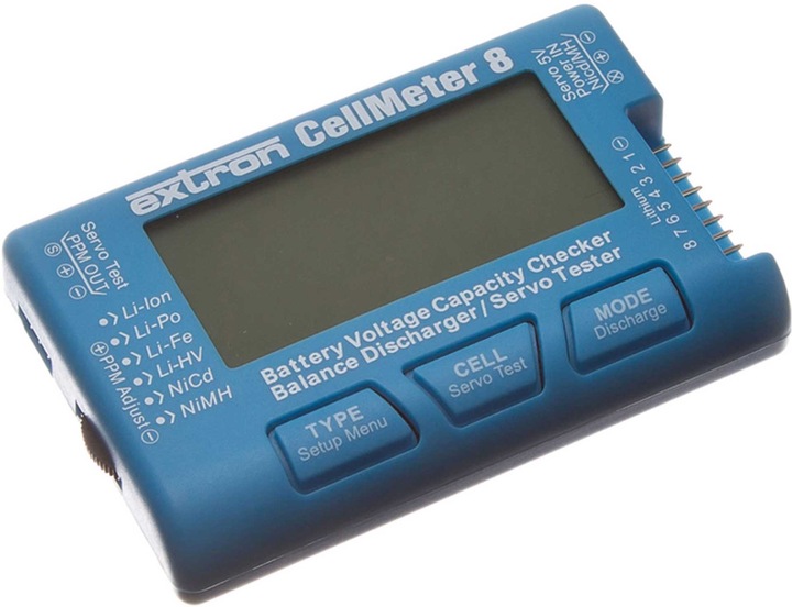 Extron Modellbau Battery Checker CellMeter 8 pcs