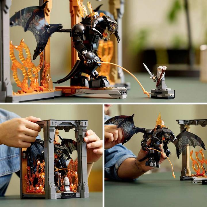 Image du produit LEGO Le Seigneur des Anneaux : Balrog Serre-livres (10367, LEGO Icons)