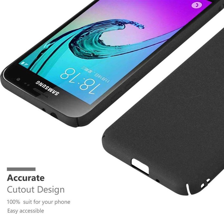 Actual product image Cadorabo Hard Cover Frosty Cover (Samsung Galaxy J3 2017 (US version))