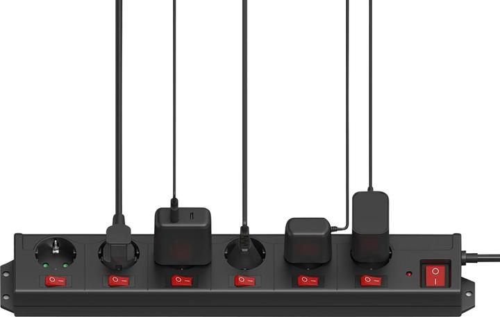 Produktbild Hama Steckdosenleiste (6x, CEE 7/3, 1.40 m)