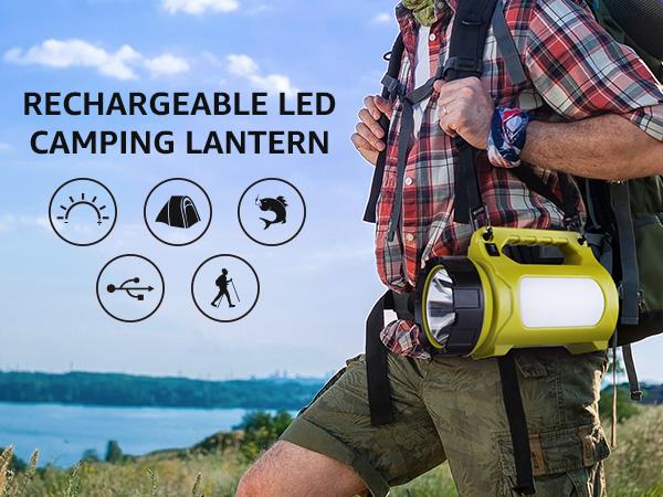 Actual product image Lepro LED-Handscheinwerfer (25 cm, 1000 lm)
