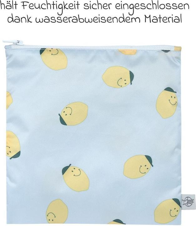 Produktbild Lässig Nahrungsbehälter & Portionierer Frühstücksbeutel 2er Pack Snack Bag - Happy