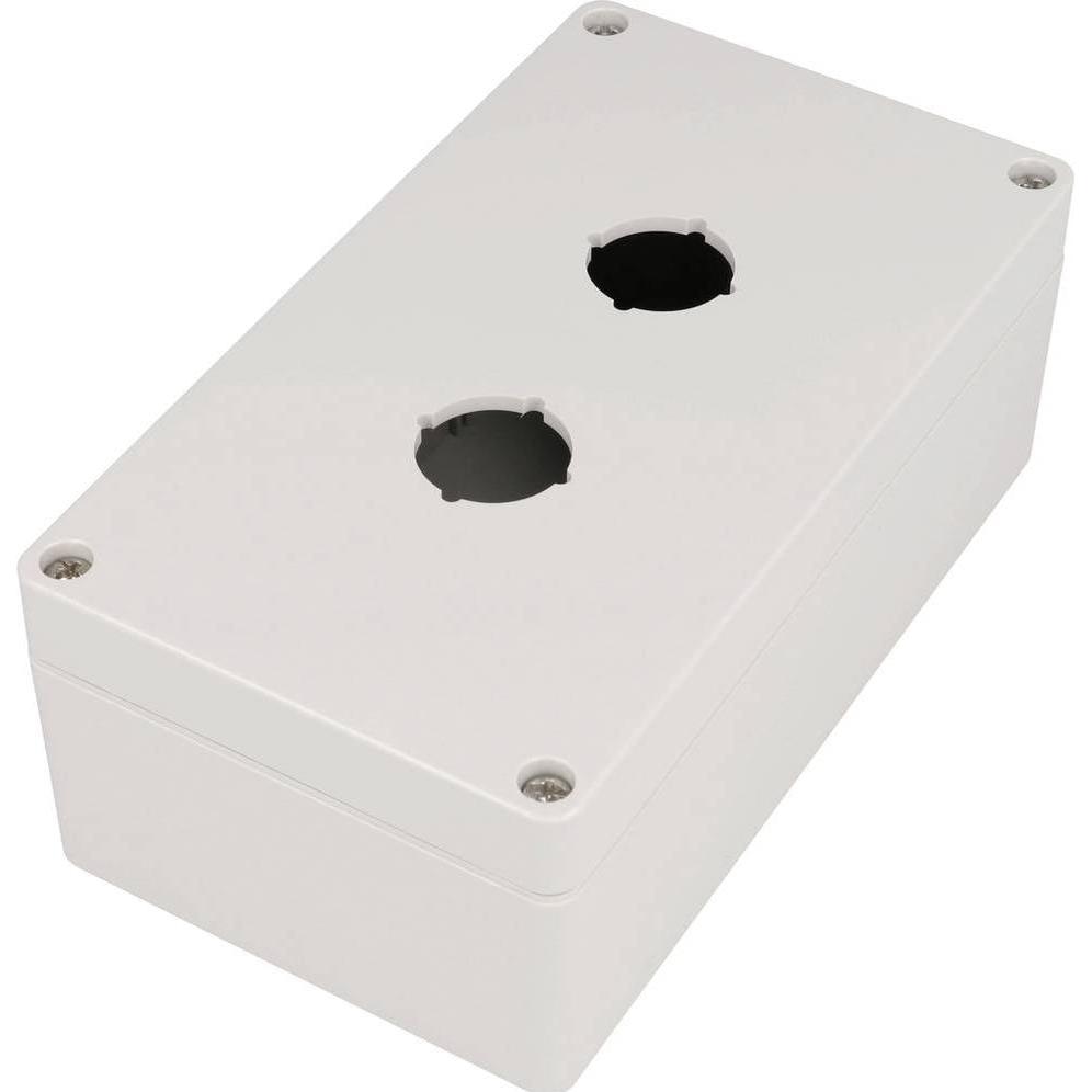 Hammond Wasserdichtes 30.5-mm-Drucktastengehäuse aus Polycarbonat (Gehäuse), Elektronikzubehör + Geh