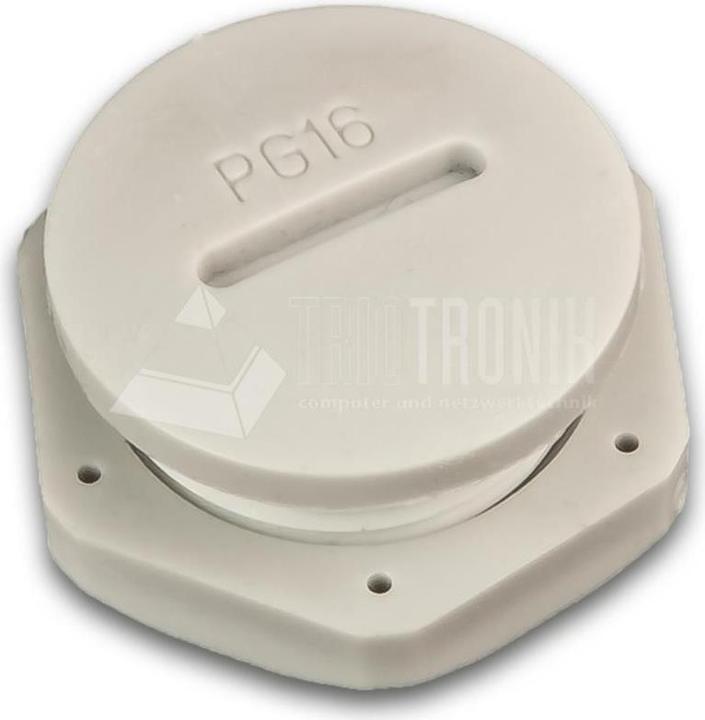 Produktbild Lightwin PG16 Blindverschraubung, PVC, hellgrau (Blindmodul)