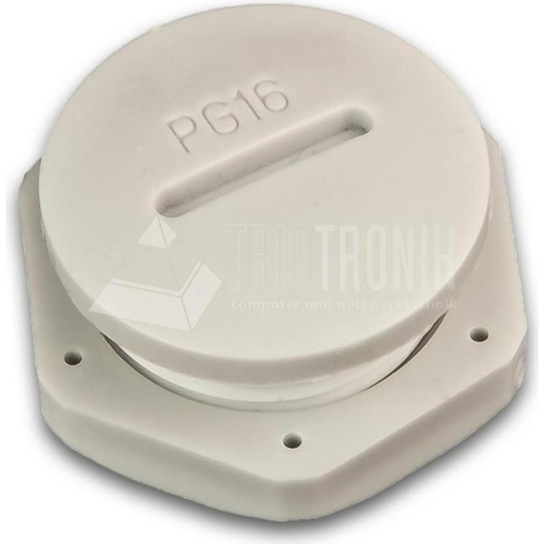 Lightwin PG16 Raccordo cieco, PVC, grigio chiaro (Modulo cieco), Accessori di rete