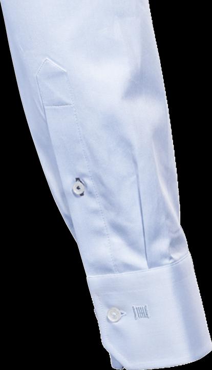 Produktbild The Basics Hemd Modern Fit Hai bügelleicht blue regular