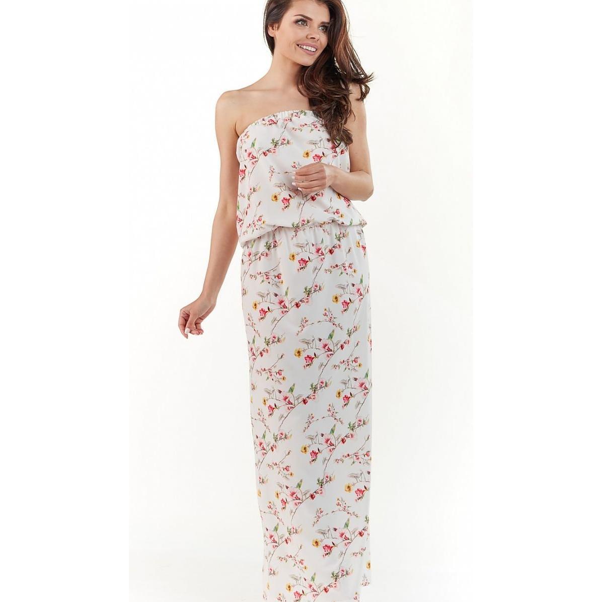 Awama, Damen, Kleider, Alltagskleid, Beige, (38)