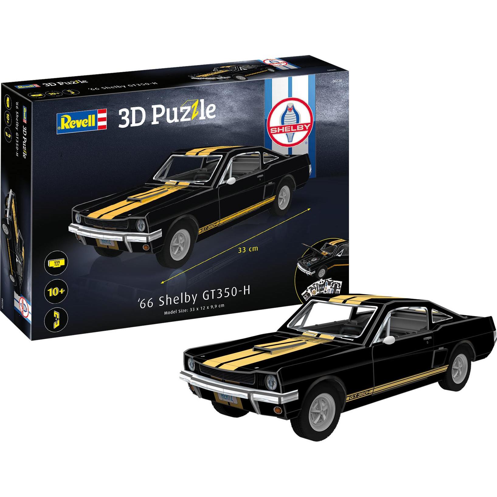 Revell 00220 RV 3D-Puzzle 66 Shelby GT350-H 3D-Puzzle (111 Teile)