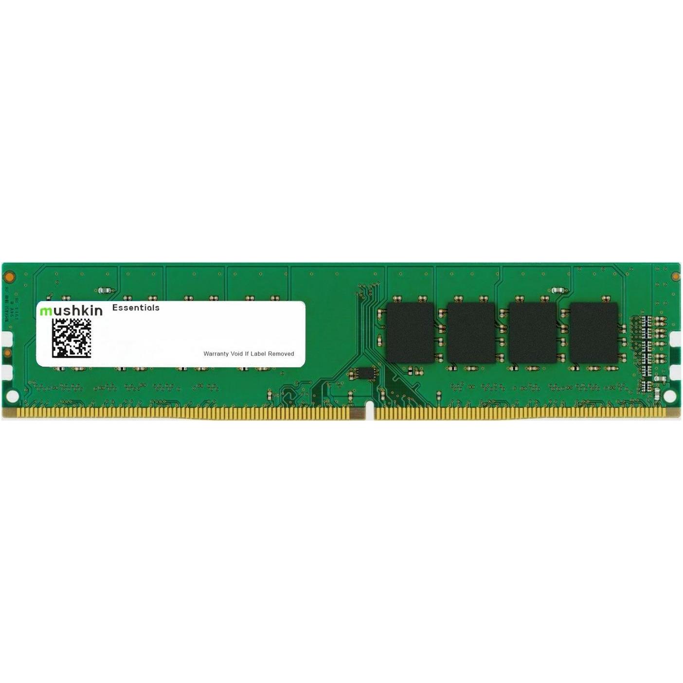 Mushkin DDR4 - 32 GB -3200 - CL - 22 - Single (MES4U320NF32G, Essentials) (1 x 32GB, 3200 MHz, DDR4-RAM, DIMM), RAM, Grü...
