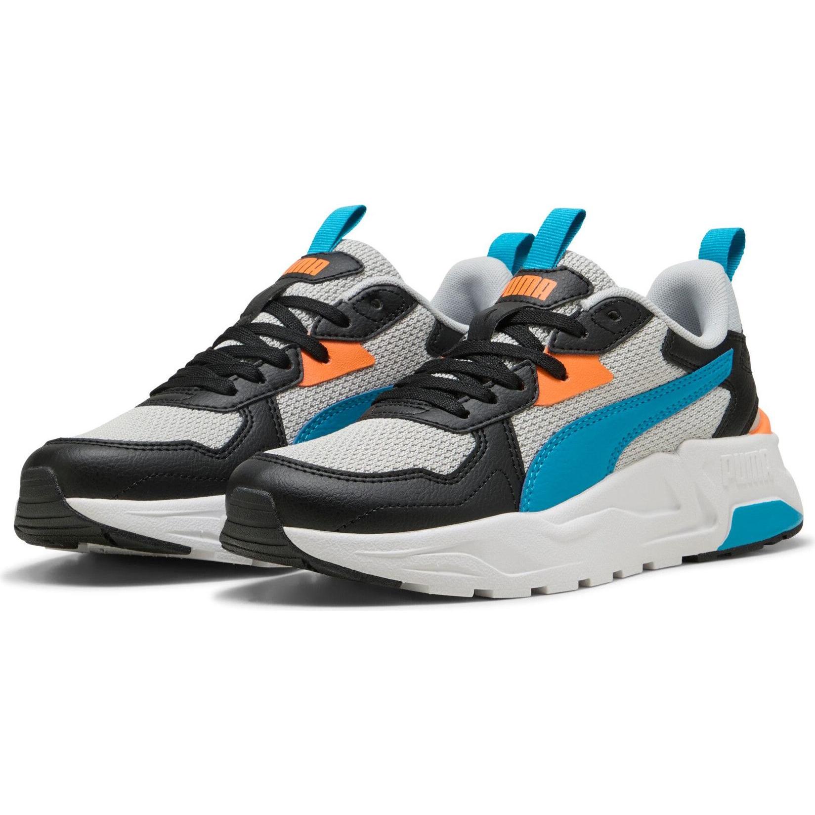 Puma, Bambini, Sneaker, Trinity Lite Jr, Grigio, (37.5)