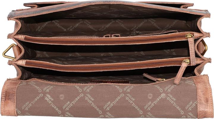 Actual product image Greenland Nature Mascu & Line briefcase leather 40 cm
