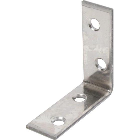 Alberts, Baubeschläge + Holzverbinder, Stuhlwinkel 100 x 100 x 20 mm, Edelstahl, 1 Stck (1 Stk.)