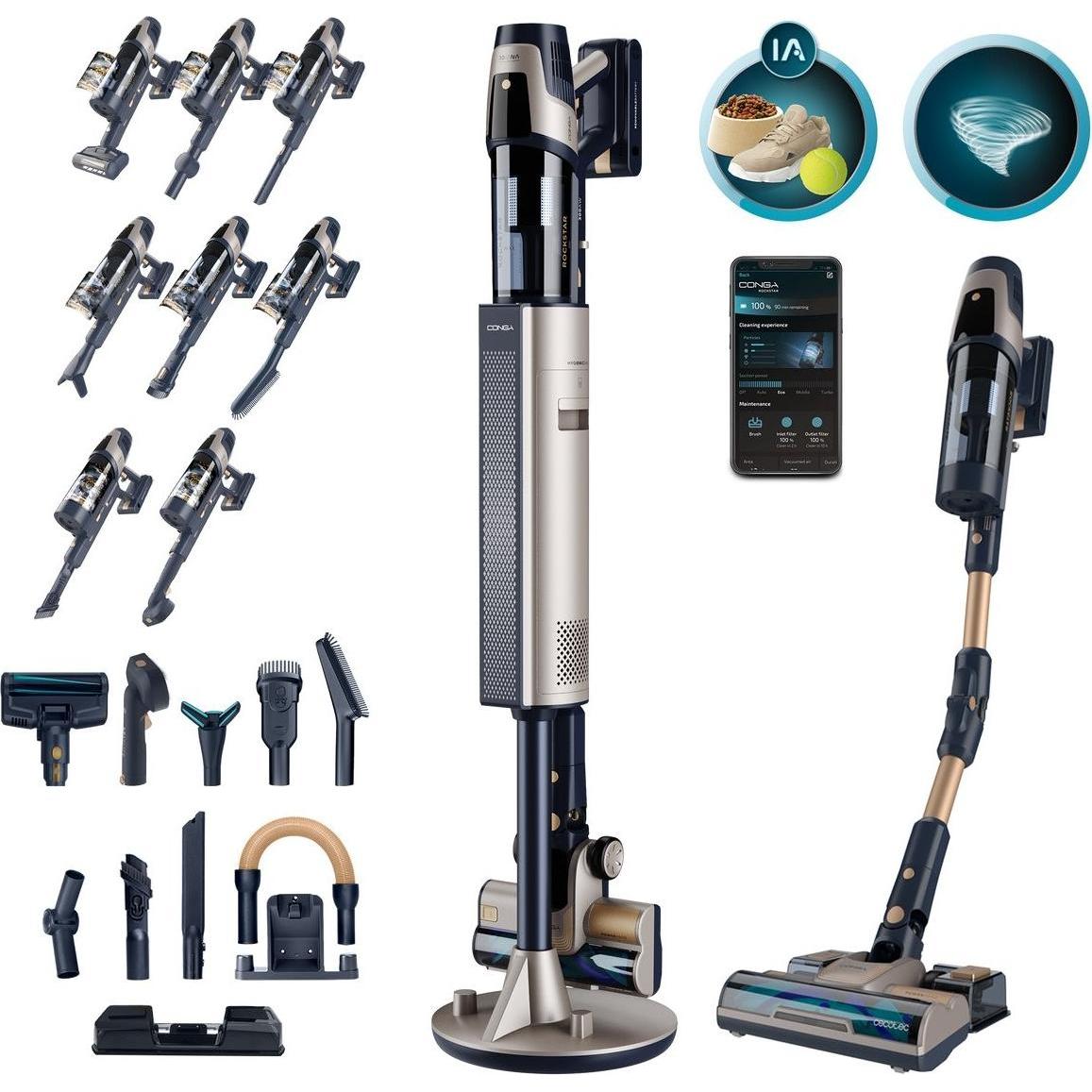 Cecotec Conga Rockstar 11500 Odyssey, Staubsauger, Grau