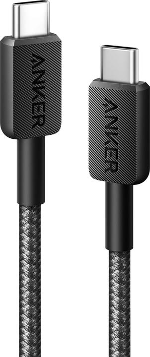 Actual product image Anker Cable 322 USB-C do USB-C 0.9m czarny (0.90 m, USB 3.2 Gen 2, 60 W)