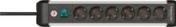 Produktbild Brennenstuhl 1391030600 Steckdosenleiste mit Schalter Silber-Schwarz Schutzkontakt 1 St. (6 x, CEE 7/3, 3 m)