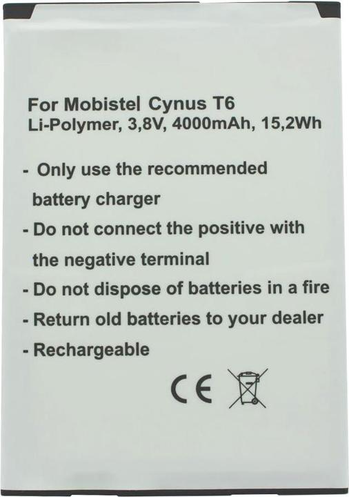 Produktbild AccuCell Akku MOBISTEL Cynus T6, BTY26187