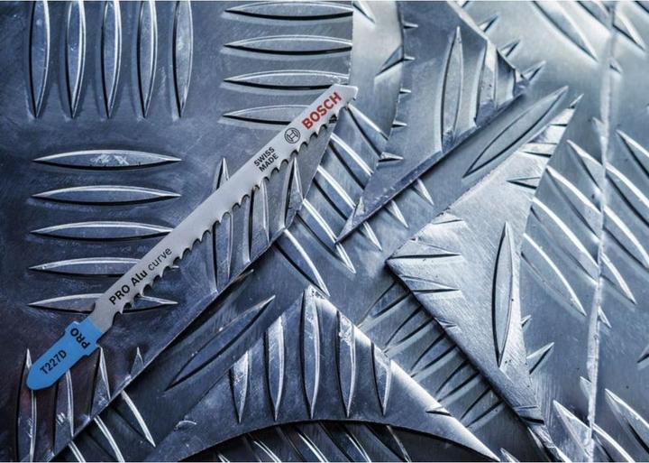 Actual product image Bosch Professional Zubehör PRO Alu curve T227D Jigsaw blade, 100 mm, 2 pcs.