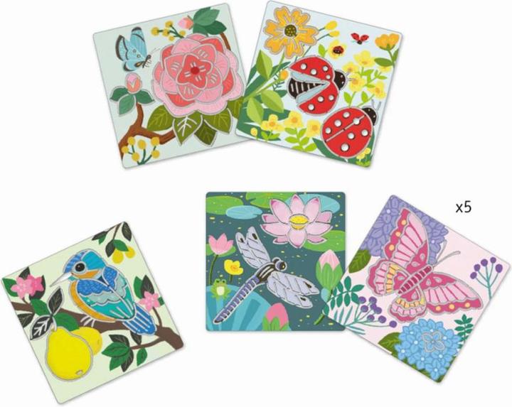 Produktbild Djeco Schablonen Gartentiere