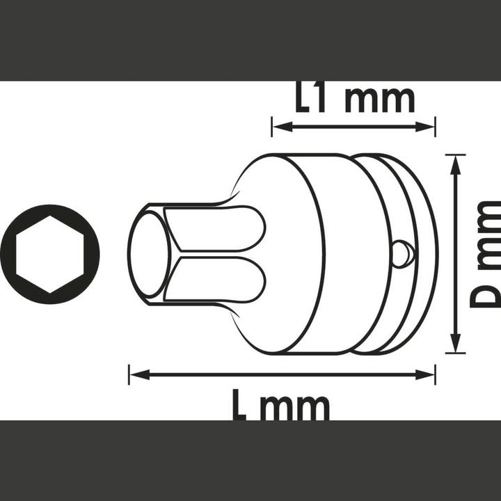 Produktbild Vigor 3/4" KRAFTSTECKSCHLÜSSEL H17 (17 mm)