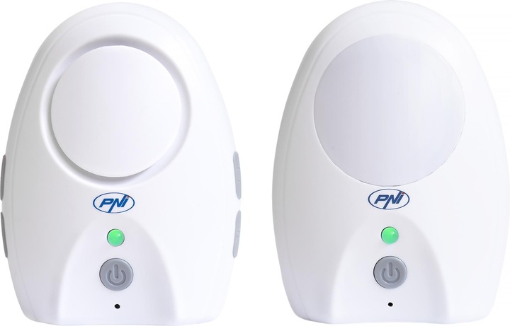 PNI Audio-babyfoon B5500 PRO draadloos, intercom, met nachtlampje, vox en pagerfunctie (Babyfoon Audio, 100 m)