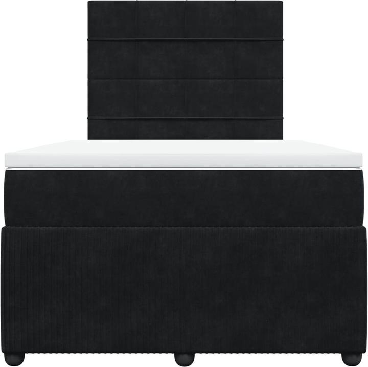 Produktbild VidaXL Bo x springbett mit Matratze 120 x 200 cm Samt (120 x 200 cm)