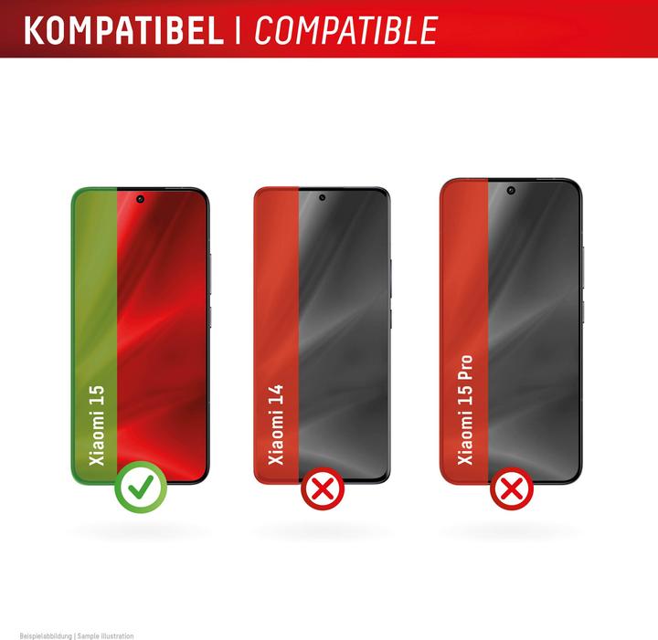 Actual product image Displex Real Glass, 2D Panzerglas (1 Piece, Xiaomi 15)