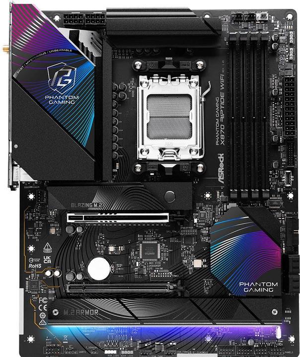 AsRock Phantom Gaming X870 Riptide WiFi (AM5, AMD X870, ATX)