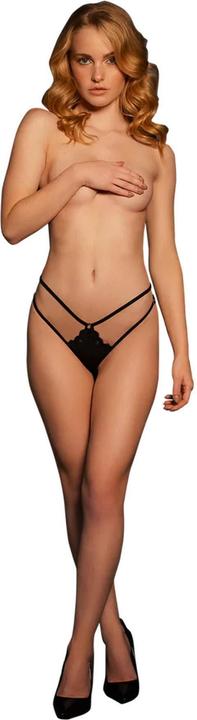 Actual product image Le Désir Ami - Thong with Adjustable Sliders and Golden Details - OS (One size)