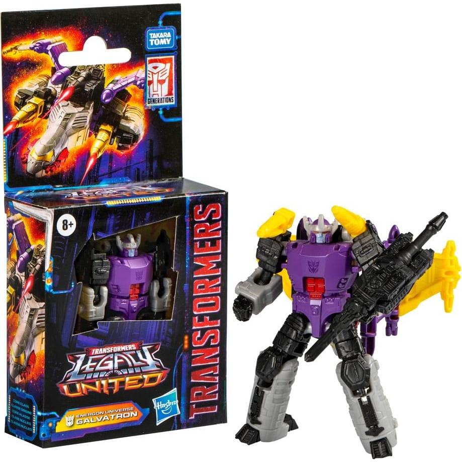 Hasbro Transformers Generations Legacy United Core Class Actionfigur Energon Universe Galvatron 9 cm
