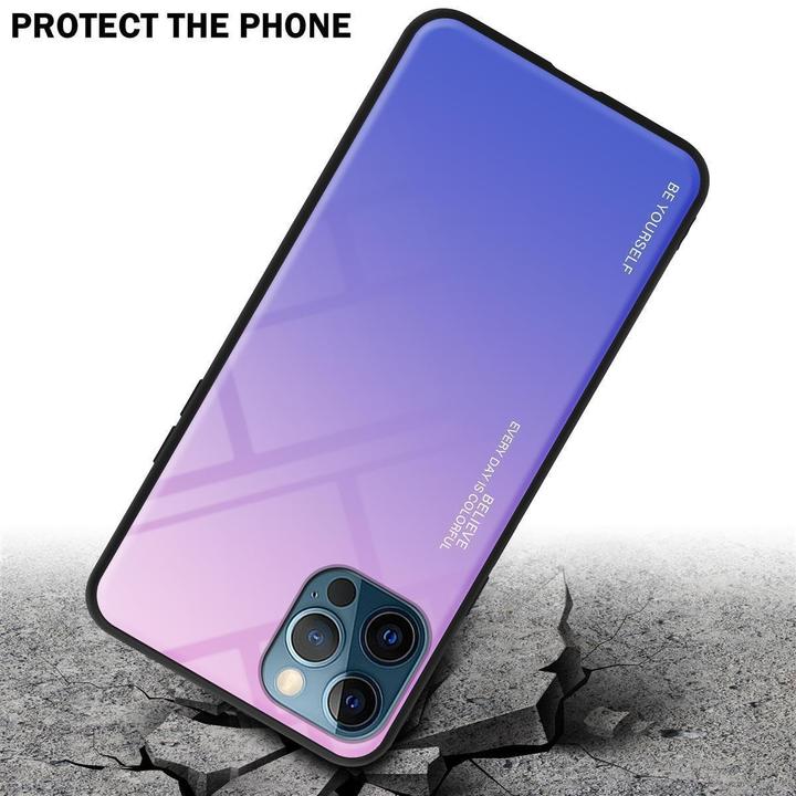Actual product image Cadorabo TPU 2 colors glass cover (Apple iPhone 12 Pro Max)