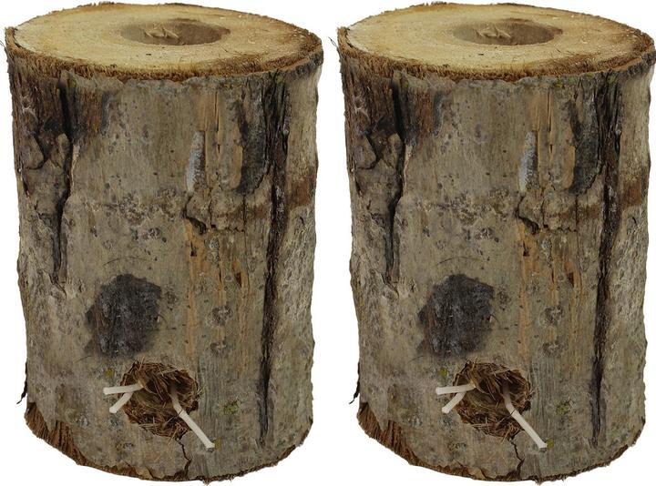 Actual product image Natura Punto Set of 2 Swedish fires, Finnish torch tree torch for the garden, 12 x 18 cm