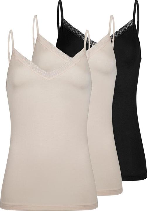 Produktbild Mey 3er Pack Modal Lace Spaghetti Top (M)