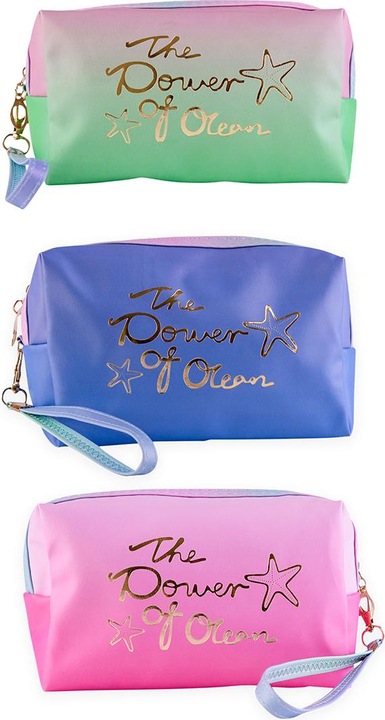 Produktbild Accentra Kosmetiktasche / Kulturbeutel mit The Power Of Ocean Print