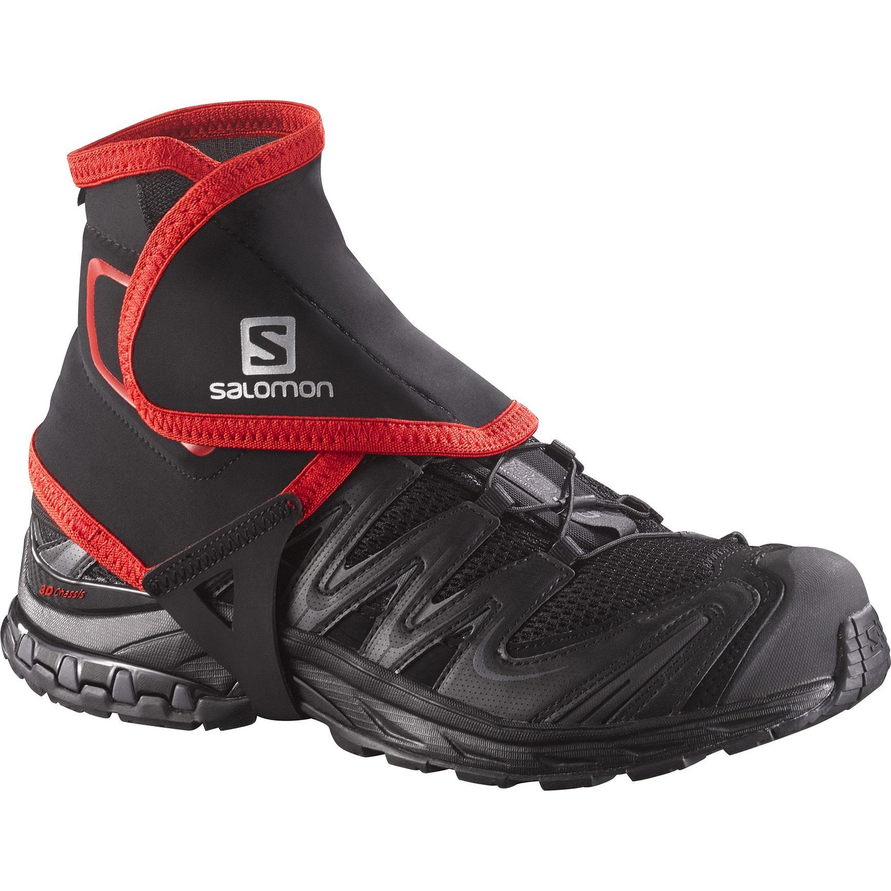 Salomon, Unisex, Gamaschen, Trail High Gaiters (M), Schwarz, M