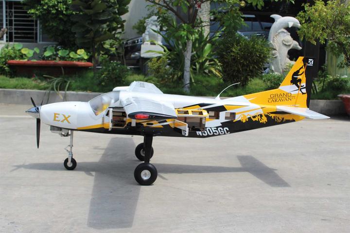 Produktbild Seagull Models cessna 208 grand caravan ex 85" 45cc schwarz/gelb