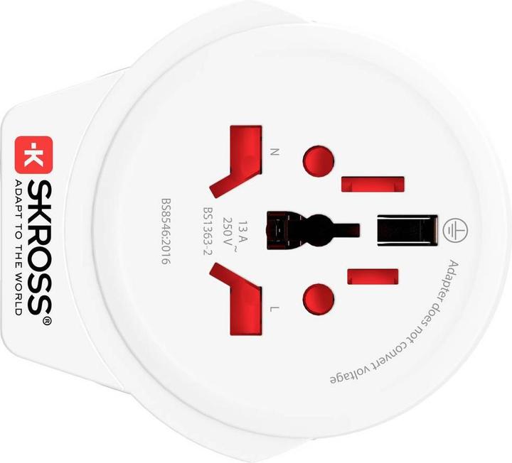 Actual product image Skross Pro-World & USB - Travel Adapter