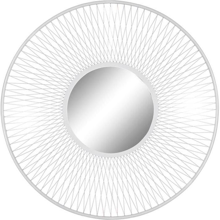 Esprit, Specchio, Wall mirror Home White Urban 90 x 2 x 90 cm (90 x 2 cm)