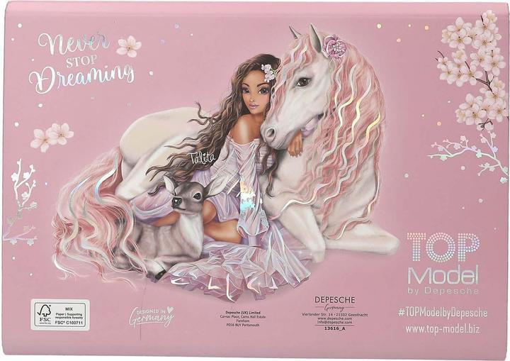 Actual product image Top Model Stationery in fan folder