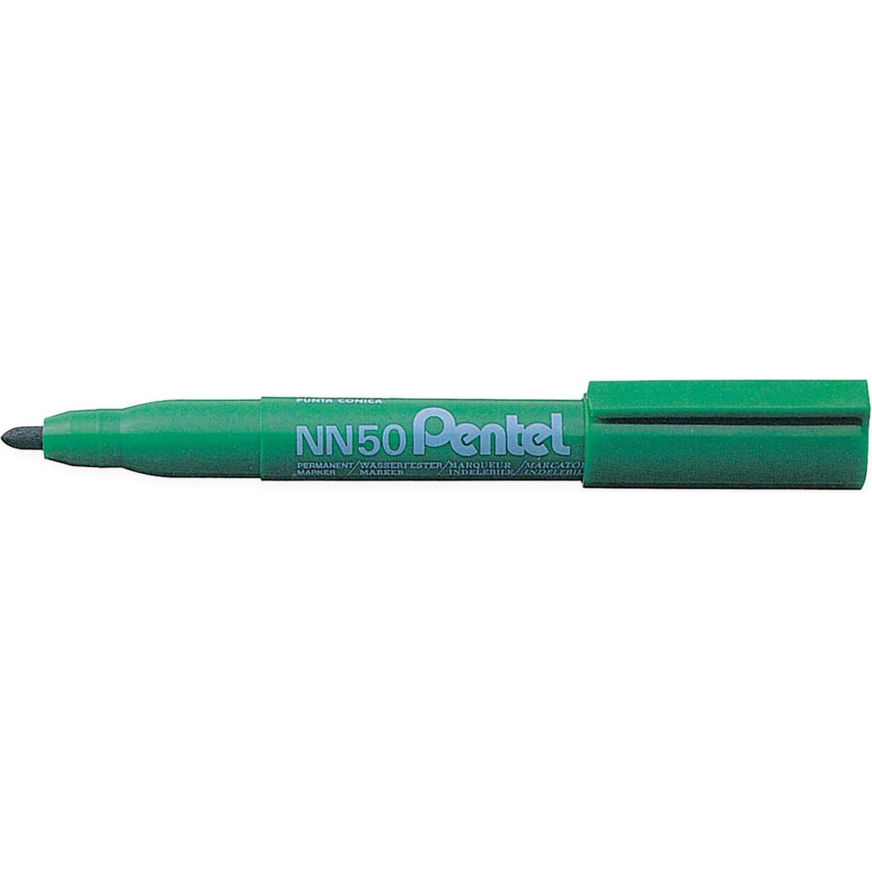 Pentel, Marker, Permanent Marker Green-Label NN50 (Grün, 2 mm, 1 x)