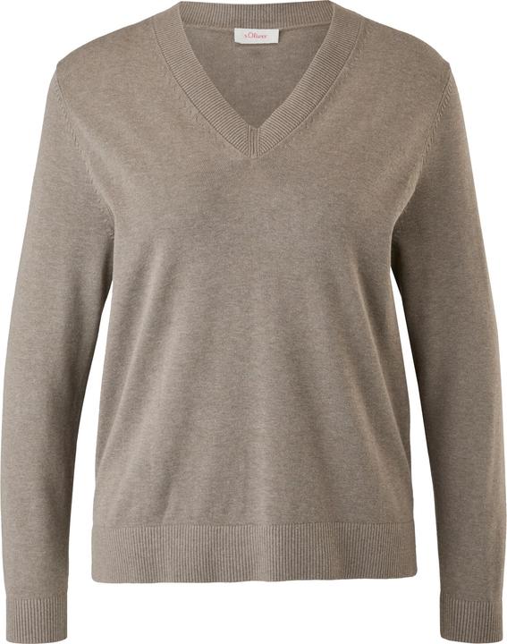 Produktbild s.Oliver Strickpullover Strickpullover aus Baumwollmix (36)