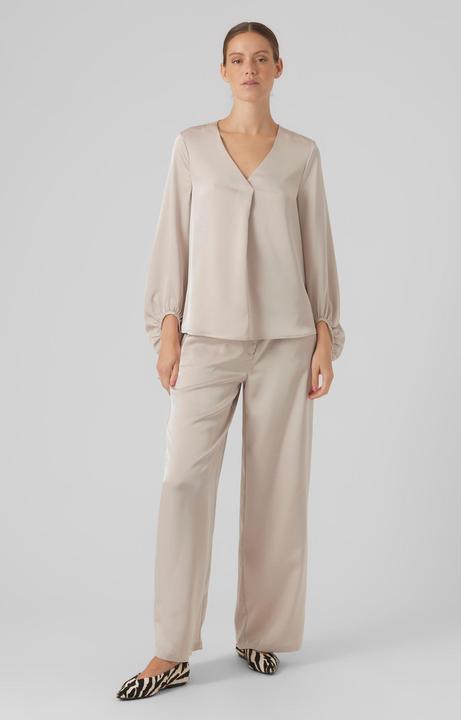 Produktbild Vero Moda Vmlovie L/S V-Neck Detail Top Wv Pop6 Ga Top (XS)