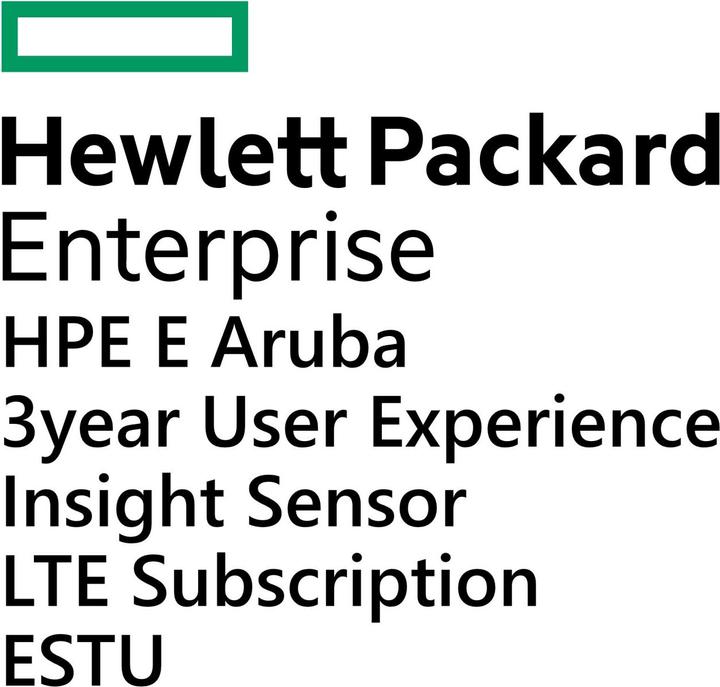 Produktbild HPE E Aruba 3yr Usr Experience Insight Sensor LTE Subscription E-STU (1 Gerät, 36 Monate)