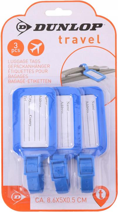Image du produit Dunlop Étiquettes de bagage (Rembourrage supplémentaire)